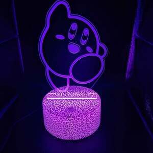 Video Game Design 3D Light Lamp With Remote And USB Cable